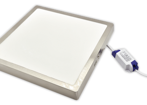 LUMINARIA DE APLICAR A LED CUADRADA PLATIL 25W LUZ CALIDA - TBCIN