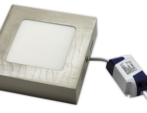 LUMINARIA DE APLICAR A LED CUADRADA PLATIL 8W LUZ DIA - TBCIN