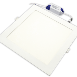 LUMINARIA DE EMBUTIR A LED CUADRADA BLANCA 20W LUZ CALIDA - TBCIN