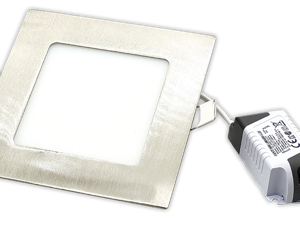 LUMINARIA DE EMBUTIR A LED CUADRADA PLATIL 8W LUZ CALIDA- TBCIN