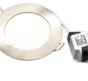 LUMINARIA DE EMBUTIR A LED CIRCULAR PLATIL 8W LUZ CALIDA - TBCIN